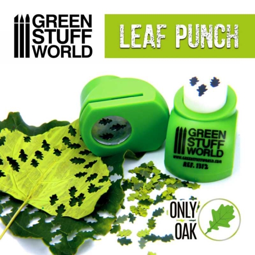 Green Stuff World - Leaf Punch only Oak -Modell-Blätter Motivlocher
